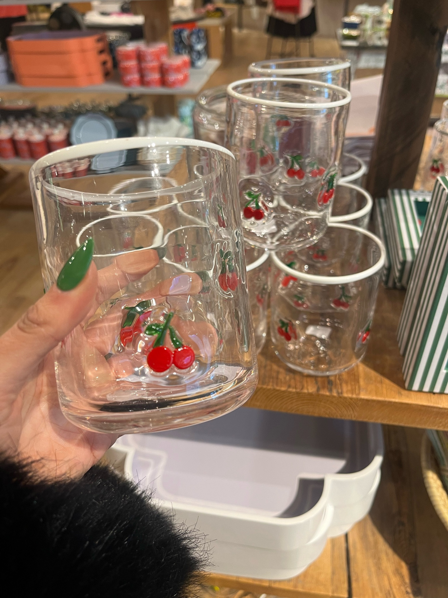 HAD to purchase these cute little cherry glasses today at Anthro 🍒✨🫧

#LTKMostLoved