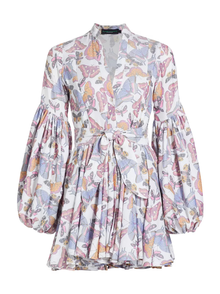 Carta Y Letra Printed Minidress | Saks Fifth Avenue