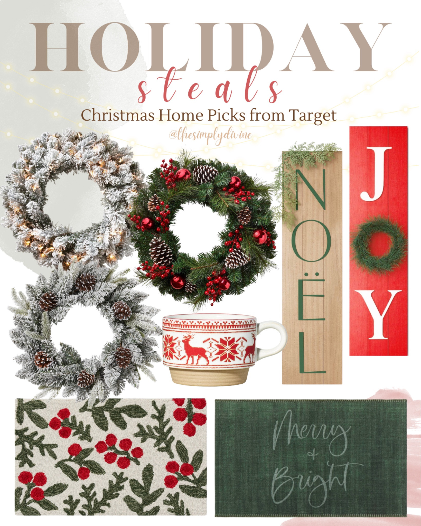 Christmas home picks from Target. 😍🎄

| Christmas | Christmas decor | home | home decor | Target | seasonal | holiday | 

#LTKHoliday #LTKSeasonal #LTKhome