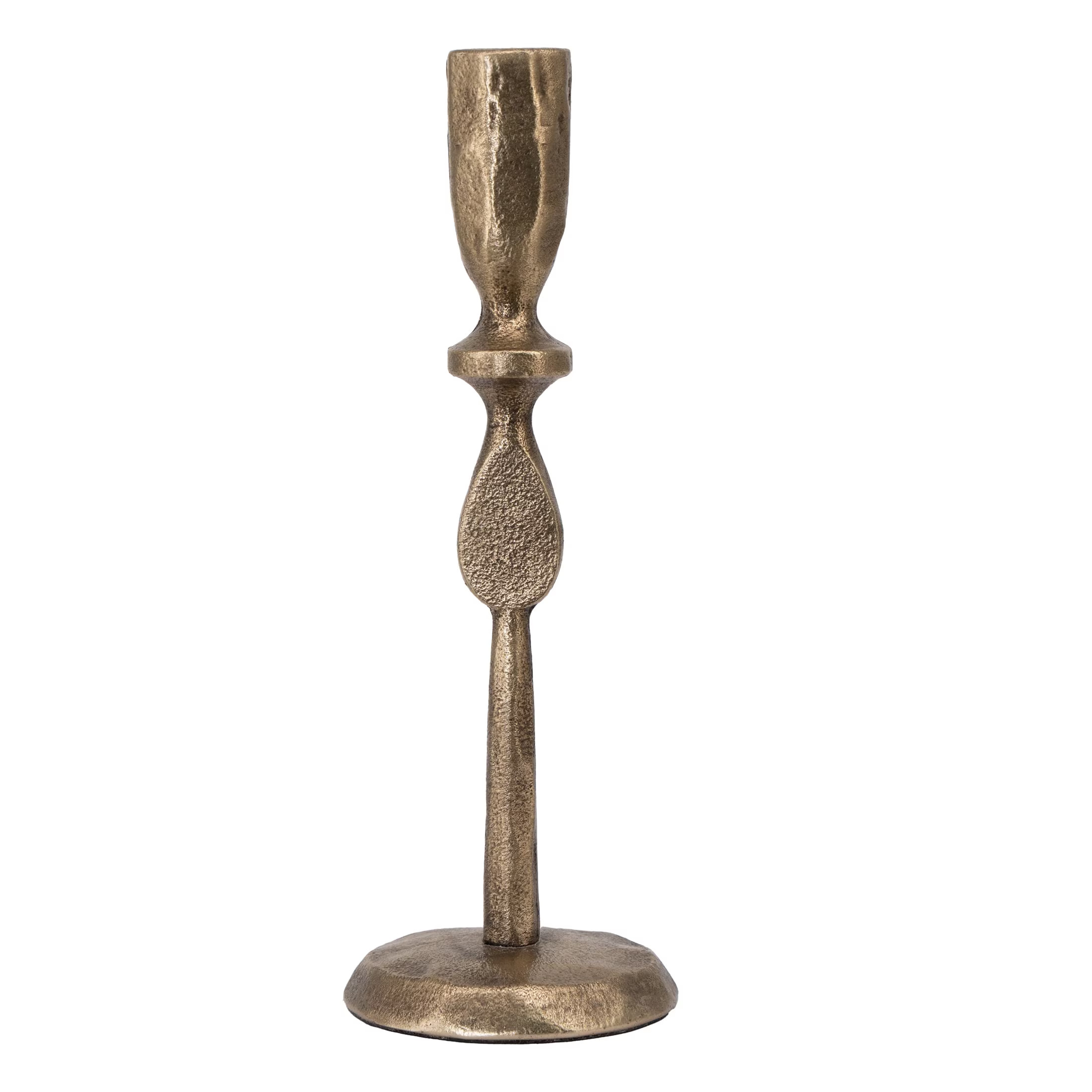 My Texas House Gold Christmas Taper Candle Holder, 9" | Walmart (US)