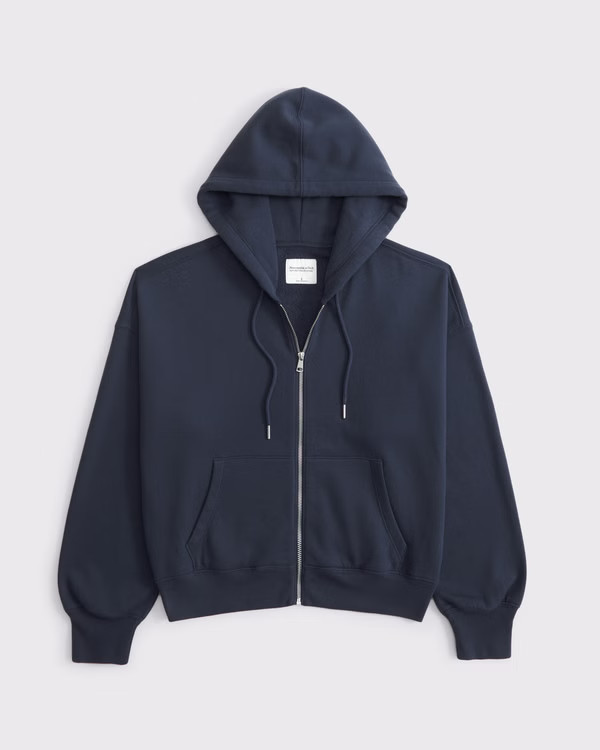 Essential Sunday Hooded Full-Zip | Abercrombie & Fitch (US)