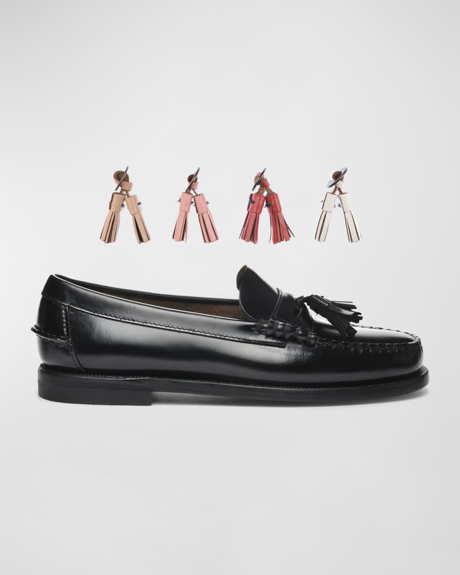 Classic Dan Leather Tassel Penny Loafers | Neiman Marcus
