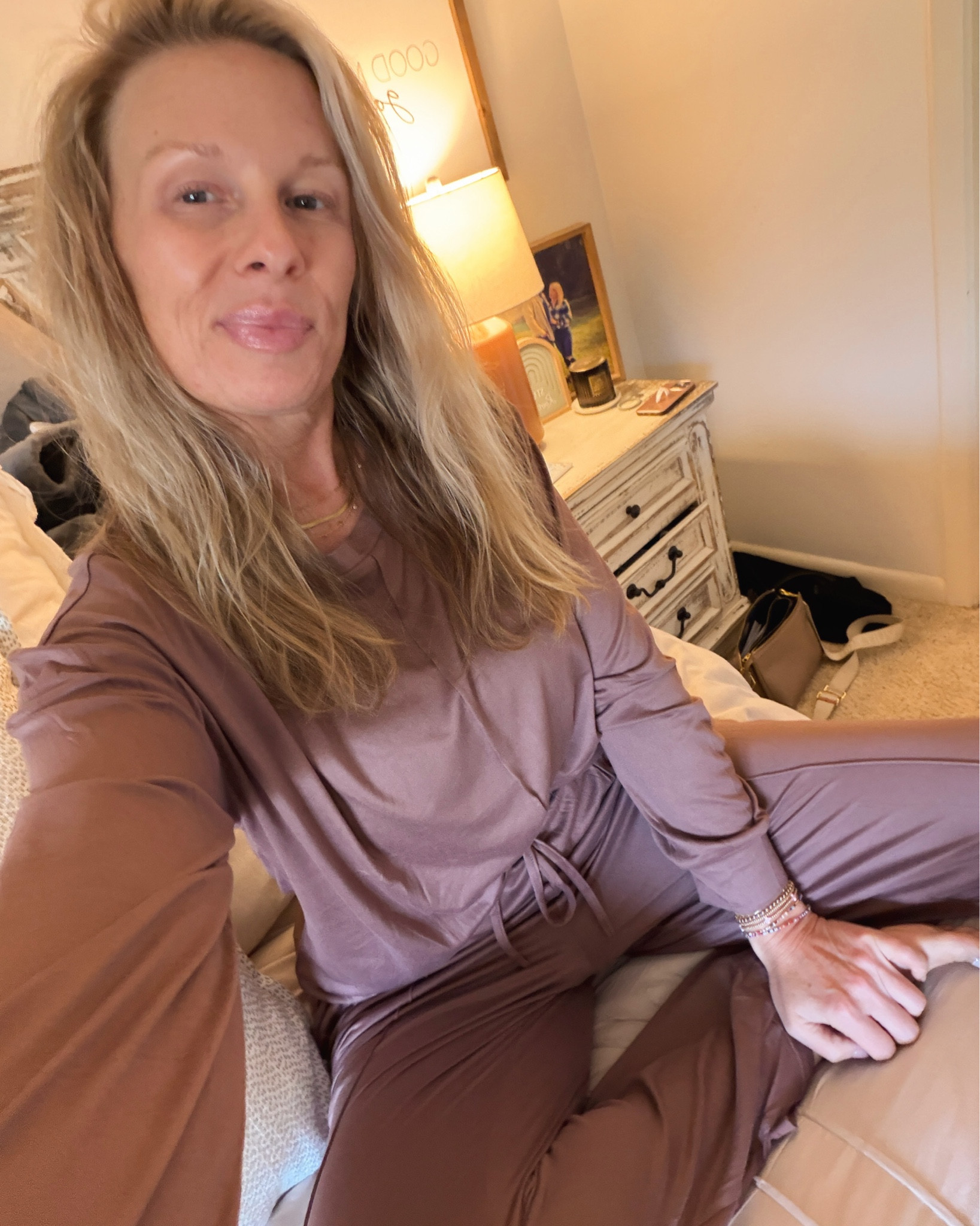 The BEST feeling pajamas or loungewear 🤎 feels like skins for wayyyyy less!

#LTKActive #LTKHoliday #LTKSeasonal