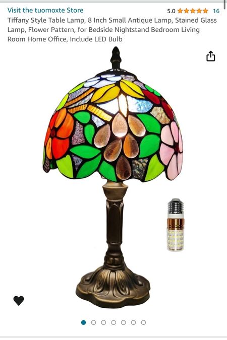Tiffany style lamp from my newest vlog!