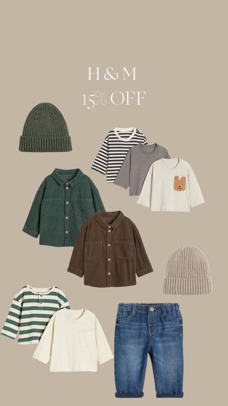 H&M sale in toddler boy clothes I love! I always try to stock up on a lot of neutral basics to mix and match 

Toddler clothes, toddler boy, H&M kids

#LTKkids #LTKBacktoSchool #LTKfamily