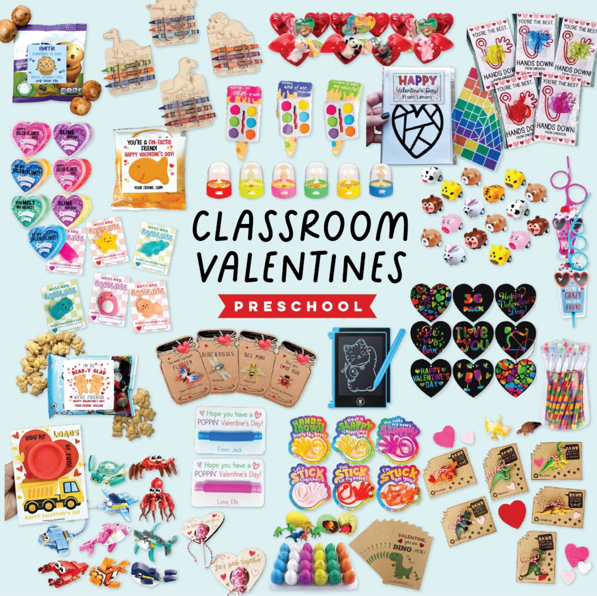 The cutest way to say, "You’re my Valentine!” These Valentines are toddler-approved and oh-so-adorable.

#PreschoolValentines #SpreadTheLove #PreschoolFun #ValentineCuties

#LTKFamily #LTKSeasonal #LTKKids