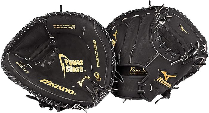 Mizuno Prospect PowerClose Youth Baseball Glove Series I V-Flex Notch I Parashock Palm Pad I Butt... | Amazon (US)