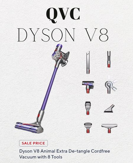 Shop my @dyson v8 on sale @qvc today! 

You’re getting 8 attachments with this amazing sale price that you can only find at qvc 🙌

Bring it home with 5 easy pay 💰 & free shipping.


#ad #loveqvc