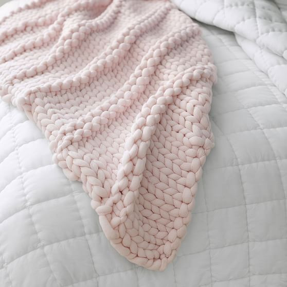 Super Chunky Knit Throw | Pottery Barn Teen