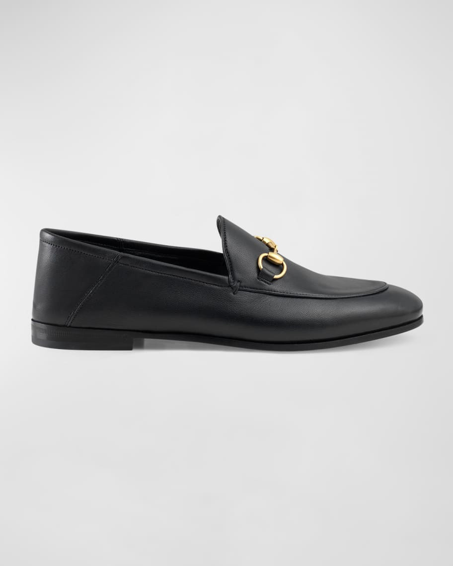 Brixton Leather Horsebit Loafers | Neiman Marcus