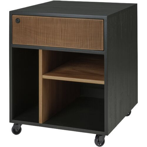 Oscar Drawer Unit - 1-Drawer - Teak Black - Ethnicraft | One Kings Lane