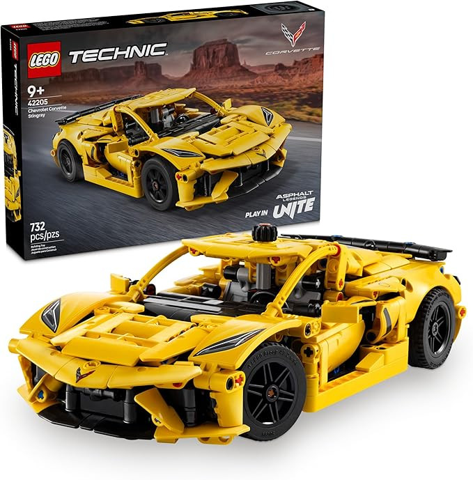 LEGO Technic Chevrolet Corvette Stingray Toy Car - Building Toy Set for Kids, Boys and Girls, Age... | Amazon (US)