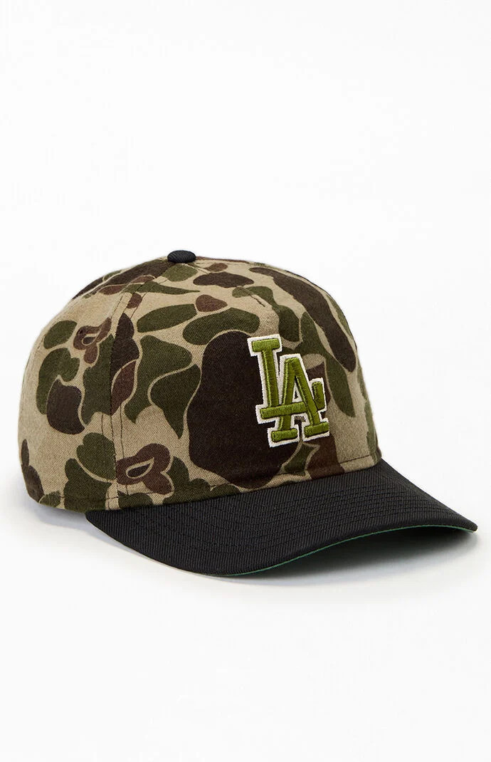 New Era LA Dodgers Wool Duck Camo 19TWENTY Dad Hat in Camouflage | PacSun
