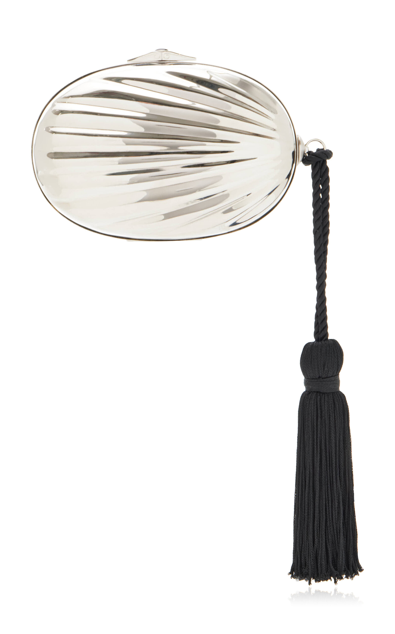 Petra Tassel Palladium-Plated Clutch | Moda Operandi (Global)