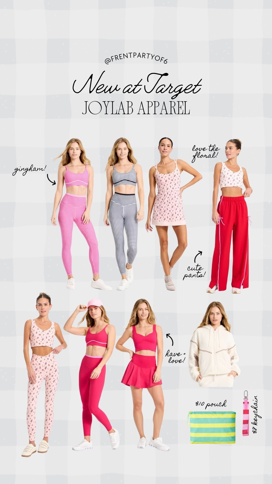 Loving this new workout line from Target! These were recently added online, love the gingham!

#LTKfitnessgoals #LTKFindsUnder50 #LTKActive