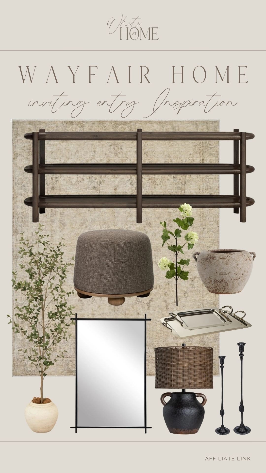The warmest and most inviting entryway inspiration all from Wayfair! I love the open shelf console table for displaying decor or adding baskets. Pair it will some seasonal florals and textured throws for a cozy welcoming spot!

#LTKHome