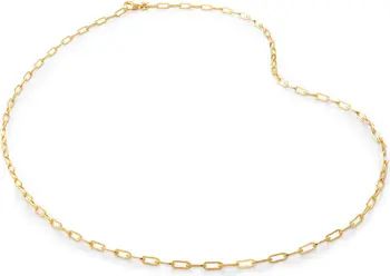 Mini Paper Clip Chain Necklace | Nordstrom