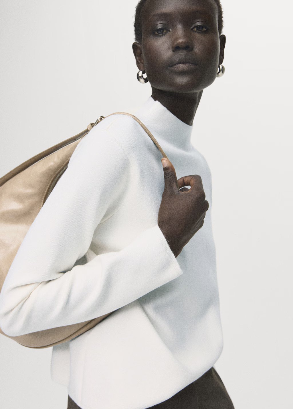 Knitted sweater with perkins neck | Mango (US/MX/AU)