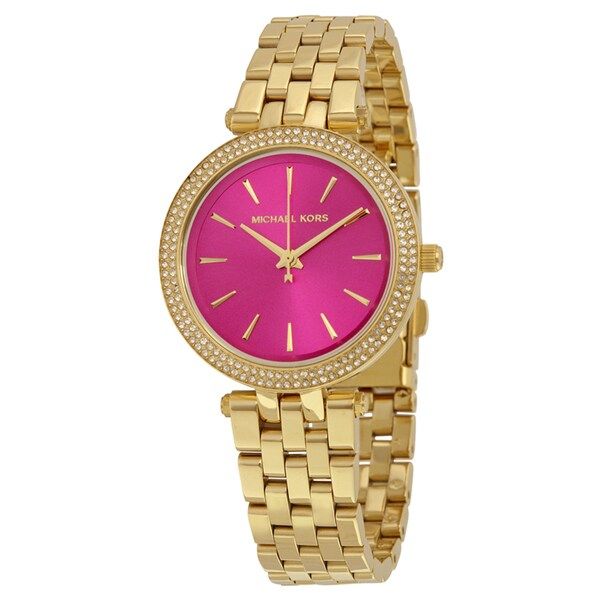 Michael Kors Women's MK3444 Mini Darci Pink Watch | Bed Bath & Beyond
