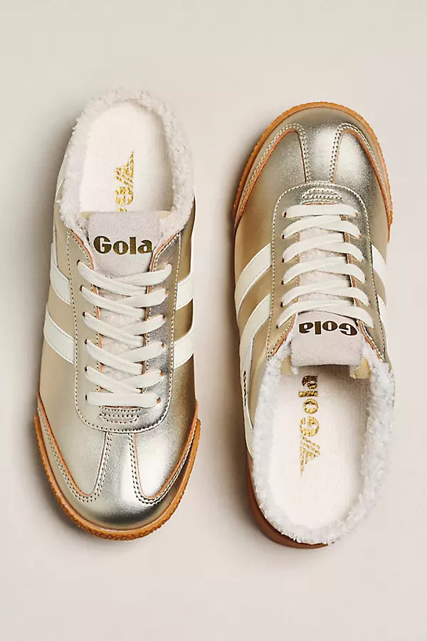 Gola Elan Cozy Shearling-Lined Mule Sneakers | Anthropologie (US)