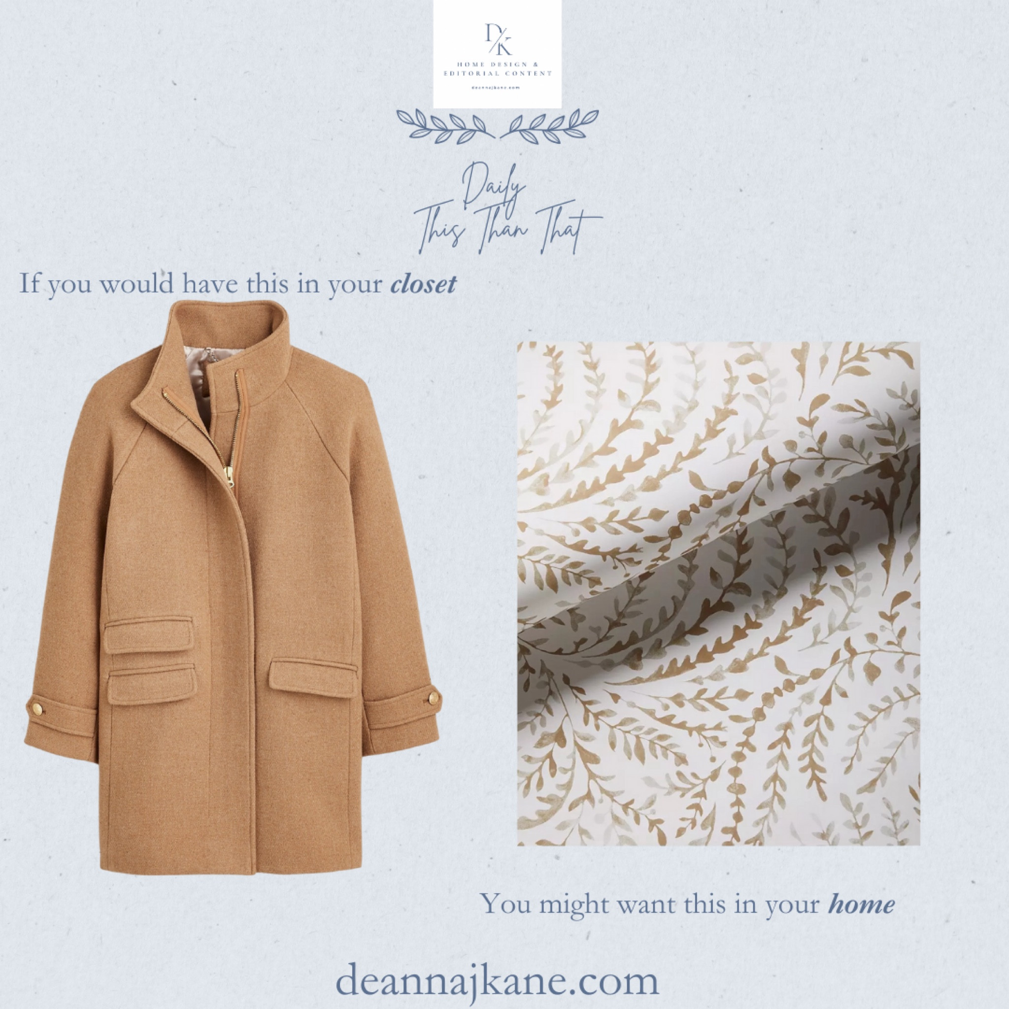 If you would wear this wool coat, you might want this wallpaper in your home  

#LTKHoliday #LTKHome #LTKCyberWeek