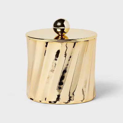 Wooden Wick Lidded Metal Forest Fir Candle 8oz - Threshold™ | Target