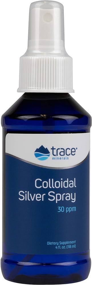 Trace Minerals | Colloidal Silver Liquid | 30 PPM Safe Dose Mineral Supplement, 99.99% Pure, Supe... | Amazon (US)