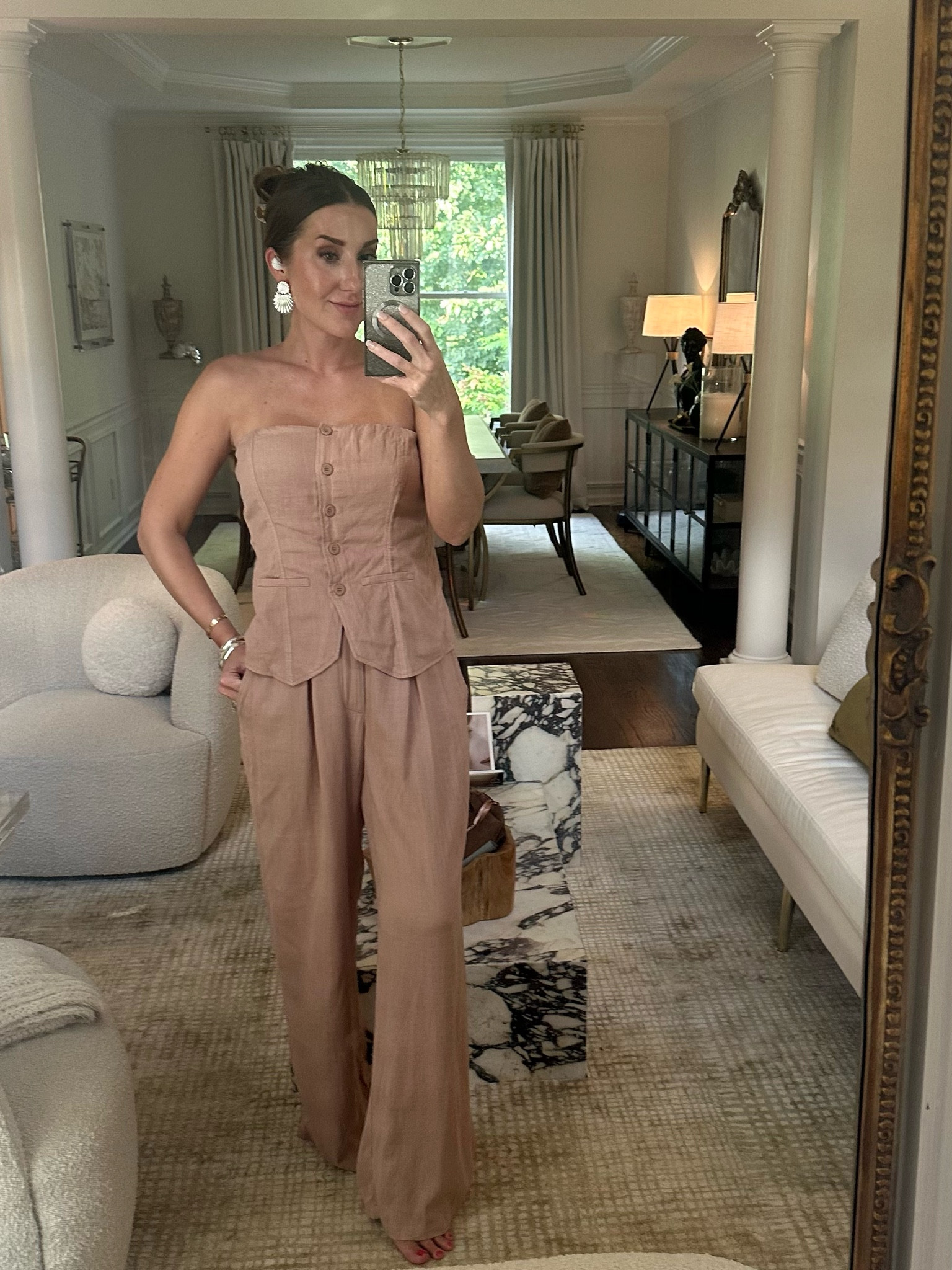 Women's Mid-Rise Wide Leg Linen … curated on LTK