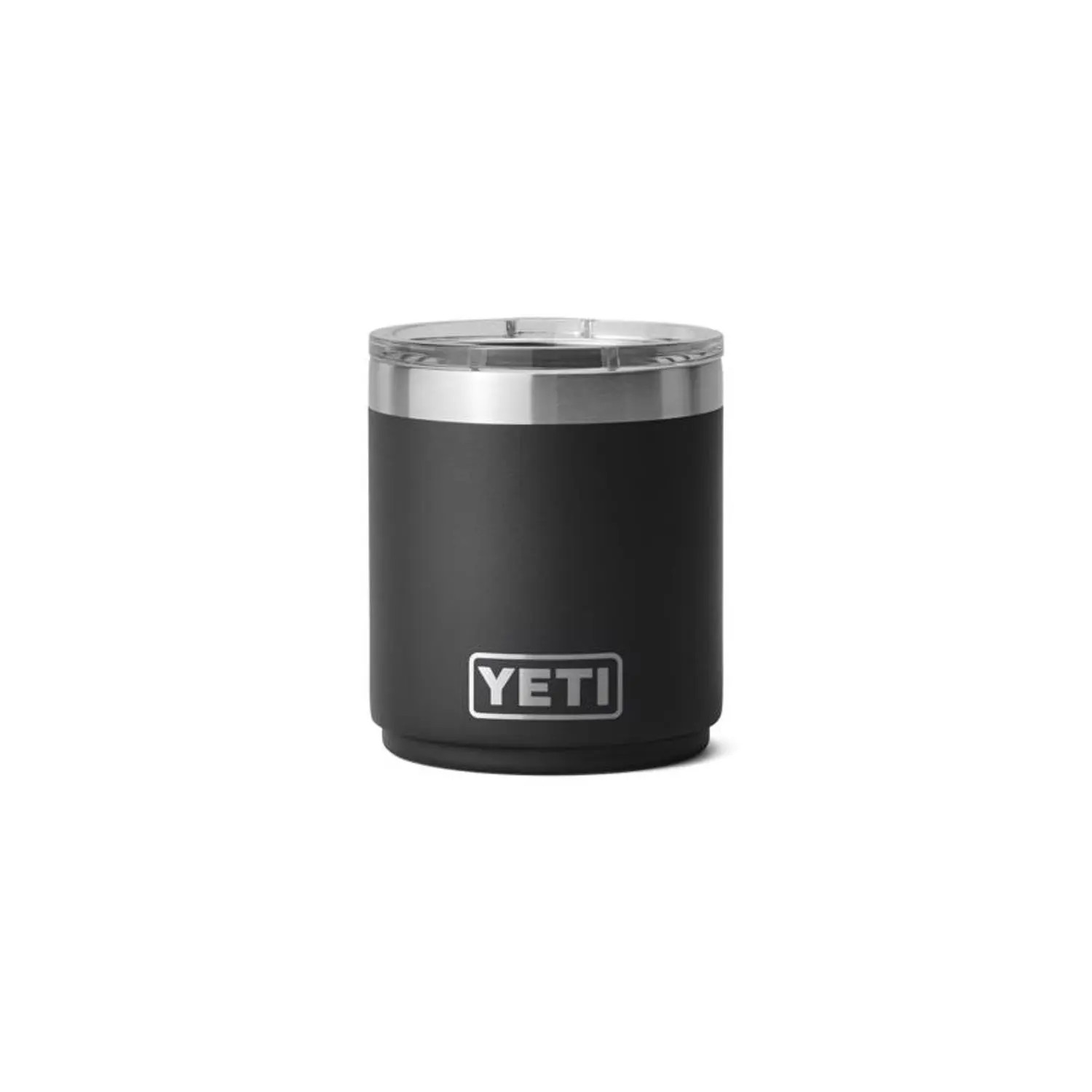 YETI Rambler 10 oz Lowball 2.0 in black, insulated stainless steel tumbler with MagSlider lid