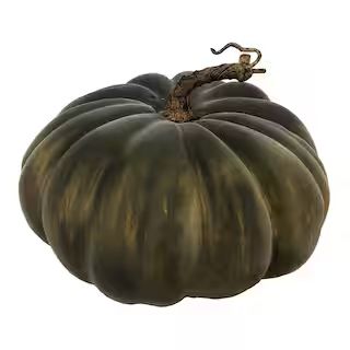 9.25" Dark Green Pumpkin Decoration by Ashland® | Michaels Stores