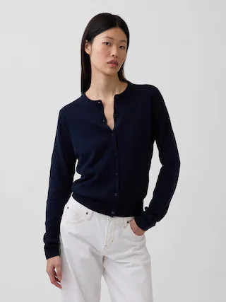 CashSoft Crop Cardigan | Gap (US)