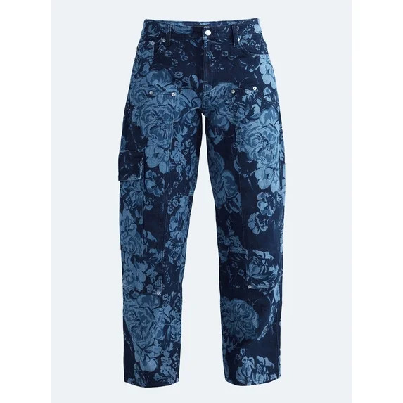 Free Assembly Women's and Women's Plus Mid-Rise Combo Barrel Jean, Sizes 0-28W | Walmart (US)