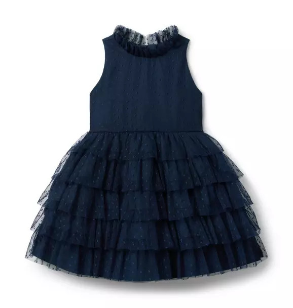 Dot Tiered Ruffle Dress | Janie and Jack