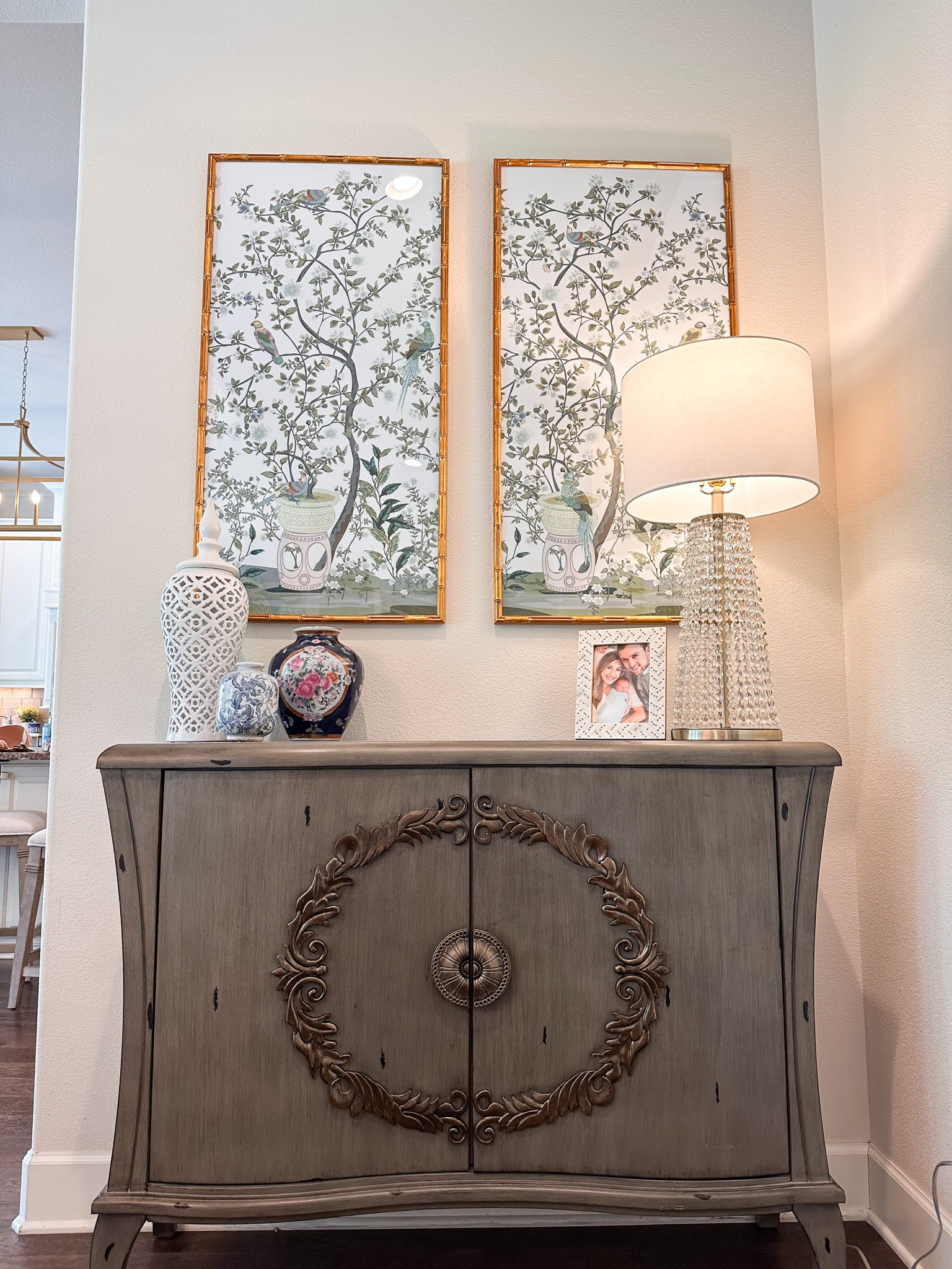 Grandmillennial home decor, chinoiserie panels, bamboo frames

#LTKSeasonal #LTKstyletip #LTKhome