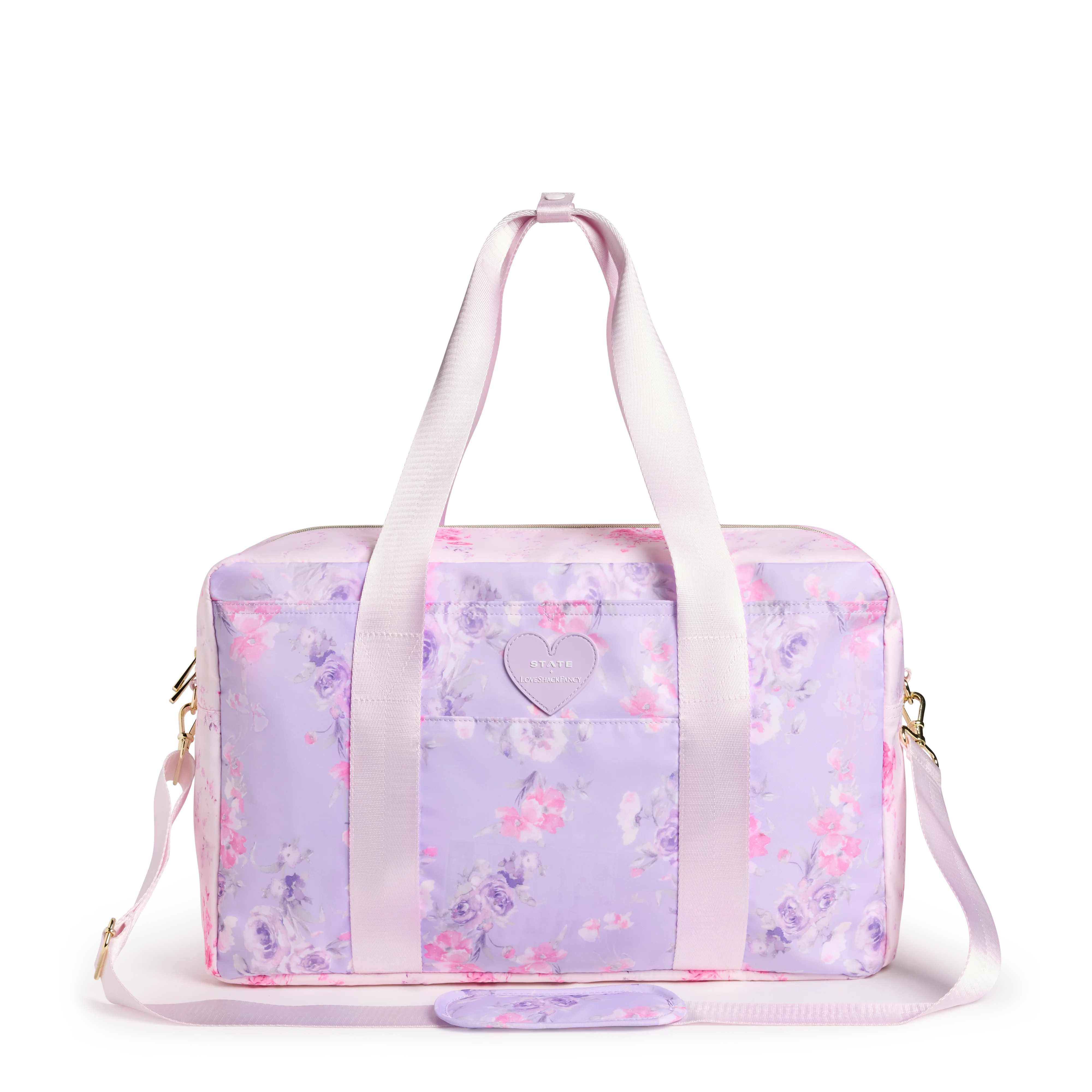 STATE Bags | STATE x LoveShackFancy Wellington Weekender Nylon Happy Thoughts | STATE Bags