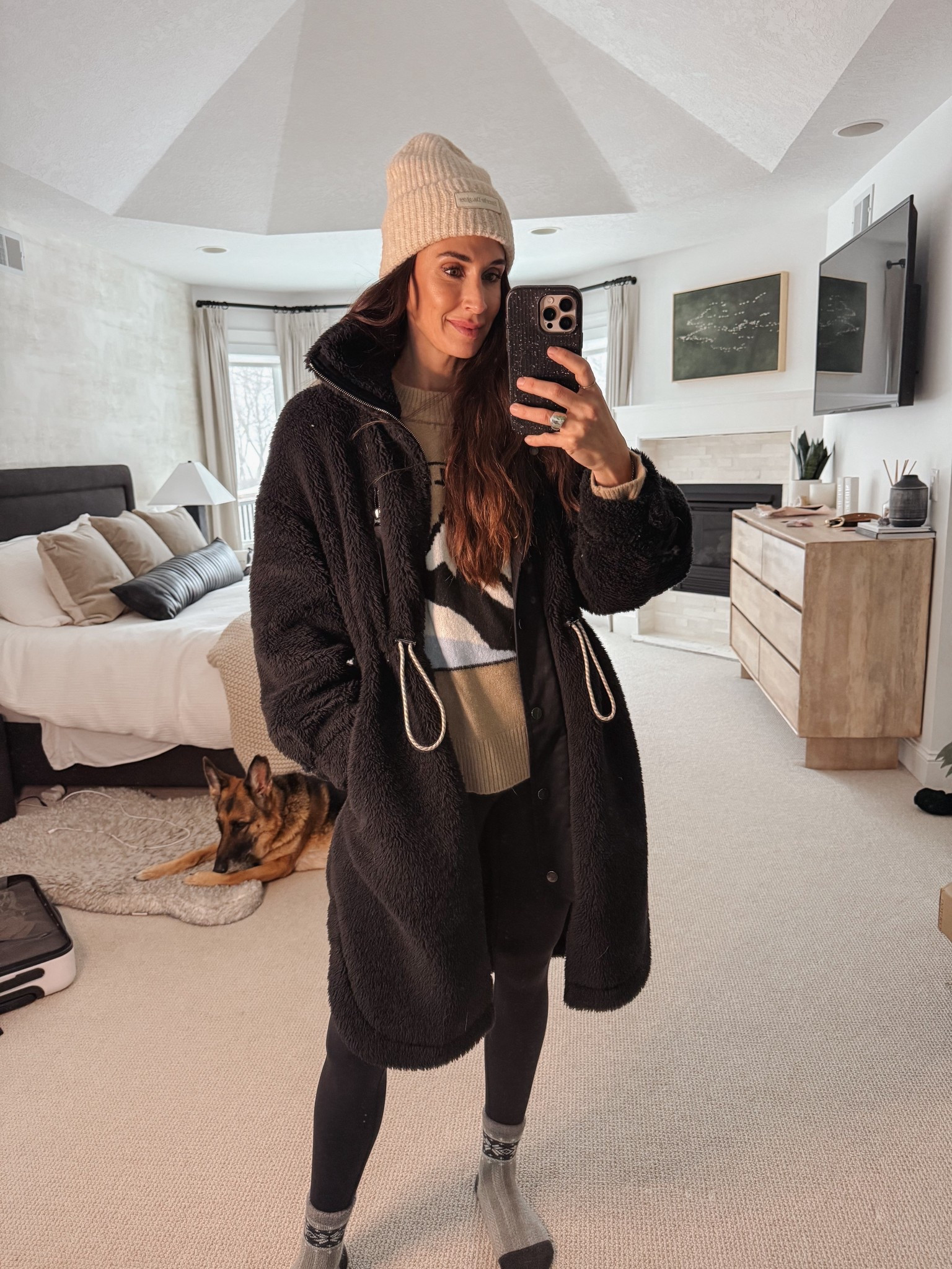 Finally winter in MN! I wish they still sold the coat I’m wearing because it is truly the best, however it’s available on poshmark and  Editorialist. I just can’t link them :) it’s the Varley Jones Coat.  The sweater from Target is giving ski trip and is so soft and warm. The lululemon leggings are the “glow up” and they are very compression and sort of like wet suit material!  New favorite beanie is Favorite Daughter and I love the off white color. 

#LTKSeasonal #LTKootd #LTKHoliday