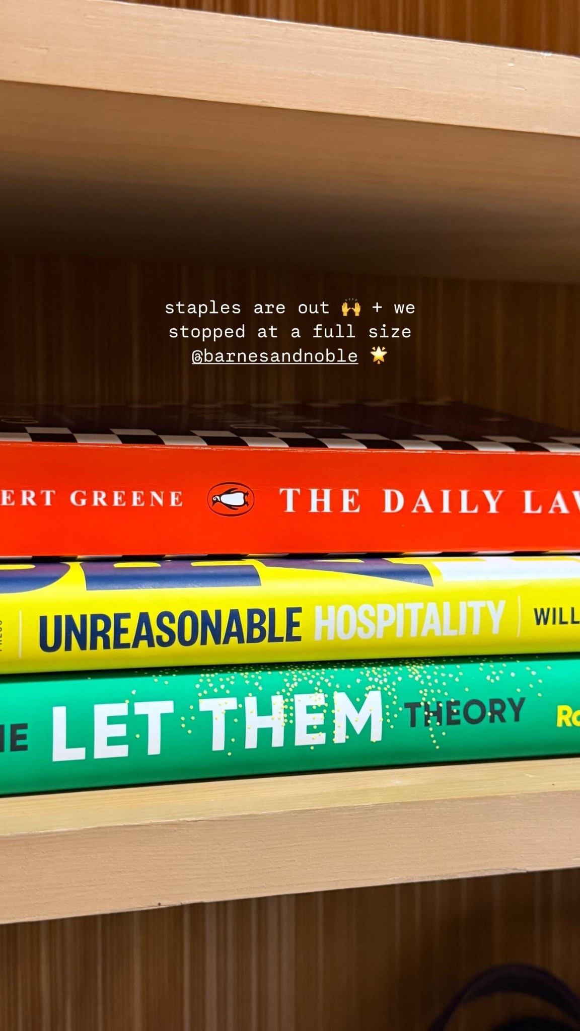 Staples out, books in. Celebrated my post-op milestone with a little bookstore therapy @barnesandnoble. Here’s what I picked up for spring mindset shifts, business inspo, and a little rule-breaking brilliance.”
Linked all 3 for my fellow thinkers + dreamers.