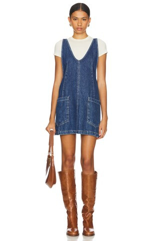 x We The Free High Roller Skirtall in Sapphire Blue | Revolve Clothing (Global)