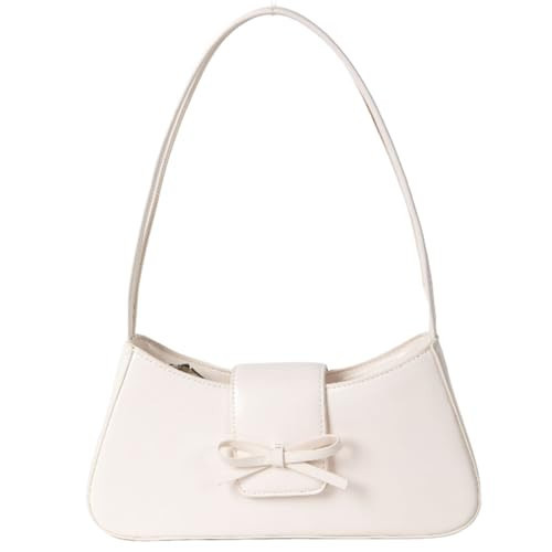 White Shoulder Bag Coquette Burgundy Purse Y2k Handbags Red Purse Trendy Cherry Bow Purse Underarm Bag Burgundy Shoulder Red Clutch Purses Hobo Tote Bow for Women | Amazon (US)