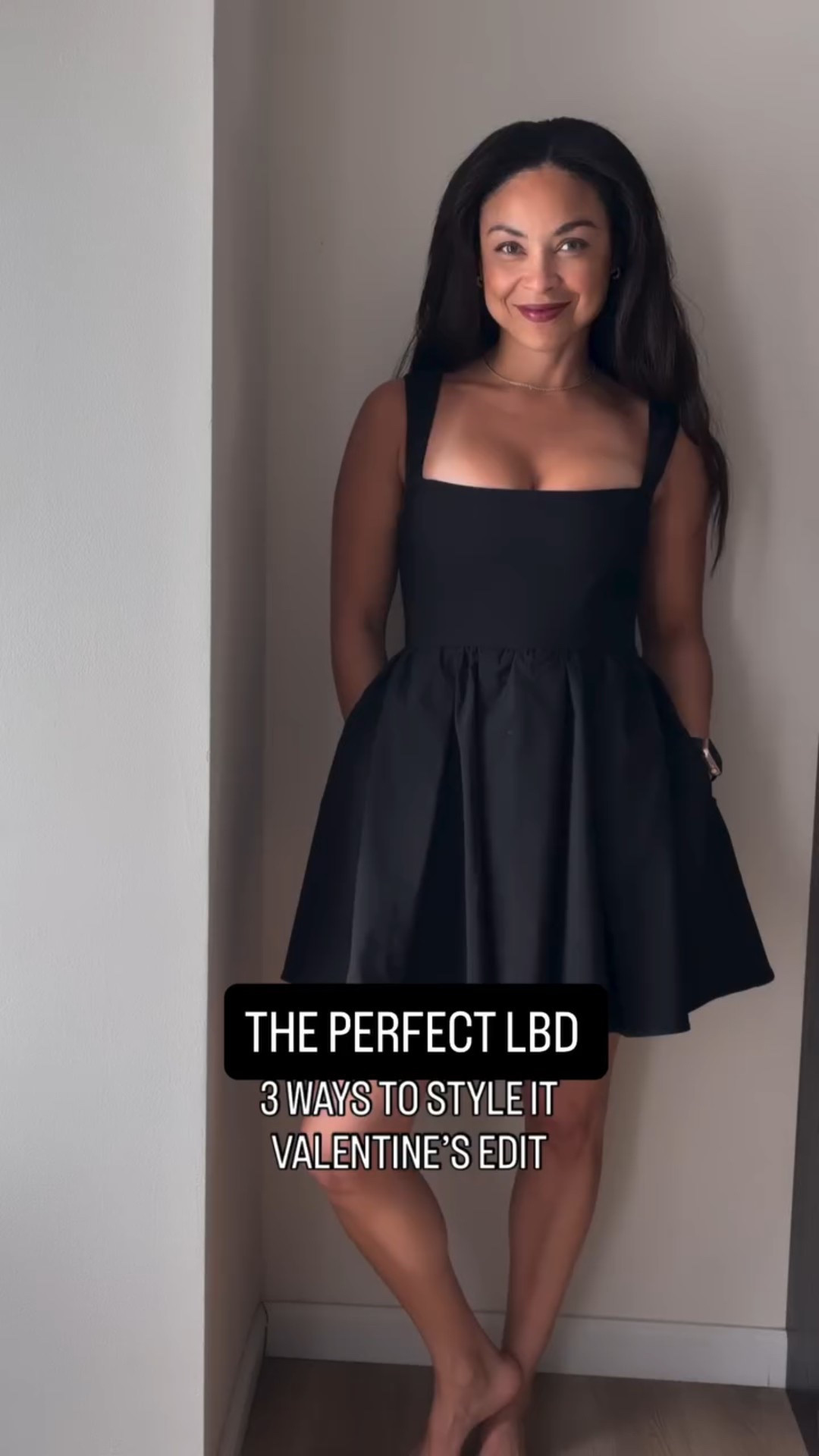 One @Revolve dress. Three completelydifferent moods. This is why I love a really good little black dress, it doesn’t limit you, it adapts to you.
🖤 Casual Valentine: effortless + easy
🖤Cool Girl Valentine: confident with edge
🖤Classic Valentine: timeless, feminine, elevated
Whether you’re dressing for yourself, a date, or a night out with friends, 
this dress shows up. 
Everything linked  🖤
.
.
.
.
valentine’s day outfit, little black dress styling, revolve outfit, date night look, casual chic outfit, edgy outfit women, classic style women, versatile dress, wardrobe staples, LTK style

#LTKgrwm #LTKSaleAlert #LTKValentine