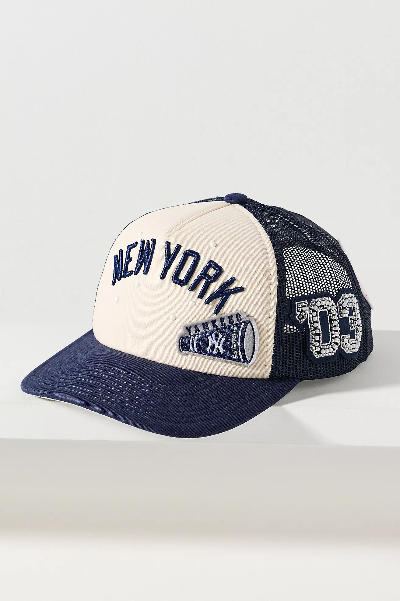 Mitchell & Ness MLB Charm Trucker Hat | Anthropologie (US)