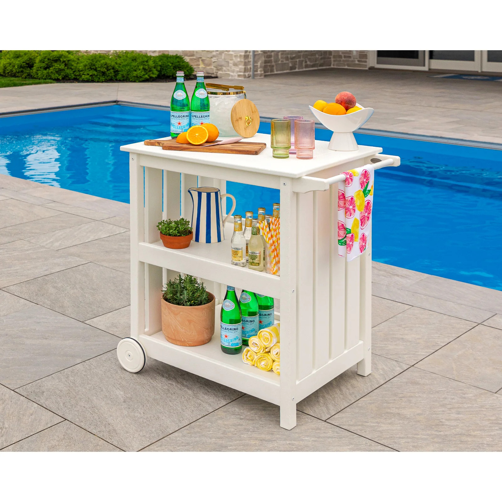 Vineyard Bar Cart | POLYWOOD