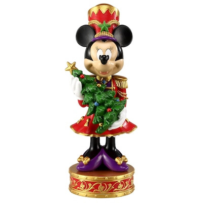 Disney 15-in Minnie Mouse Nutcracker Decoration | Lowe's