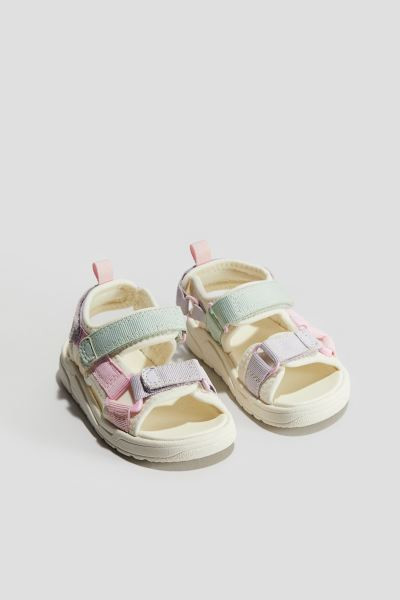 Sandals - Light green/dark blue - Kids | H&M US | H&M (US + CA)