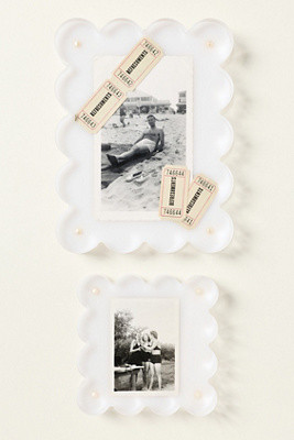 Acrylic Scalloped Picture Frame | Anthropologie (US)