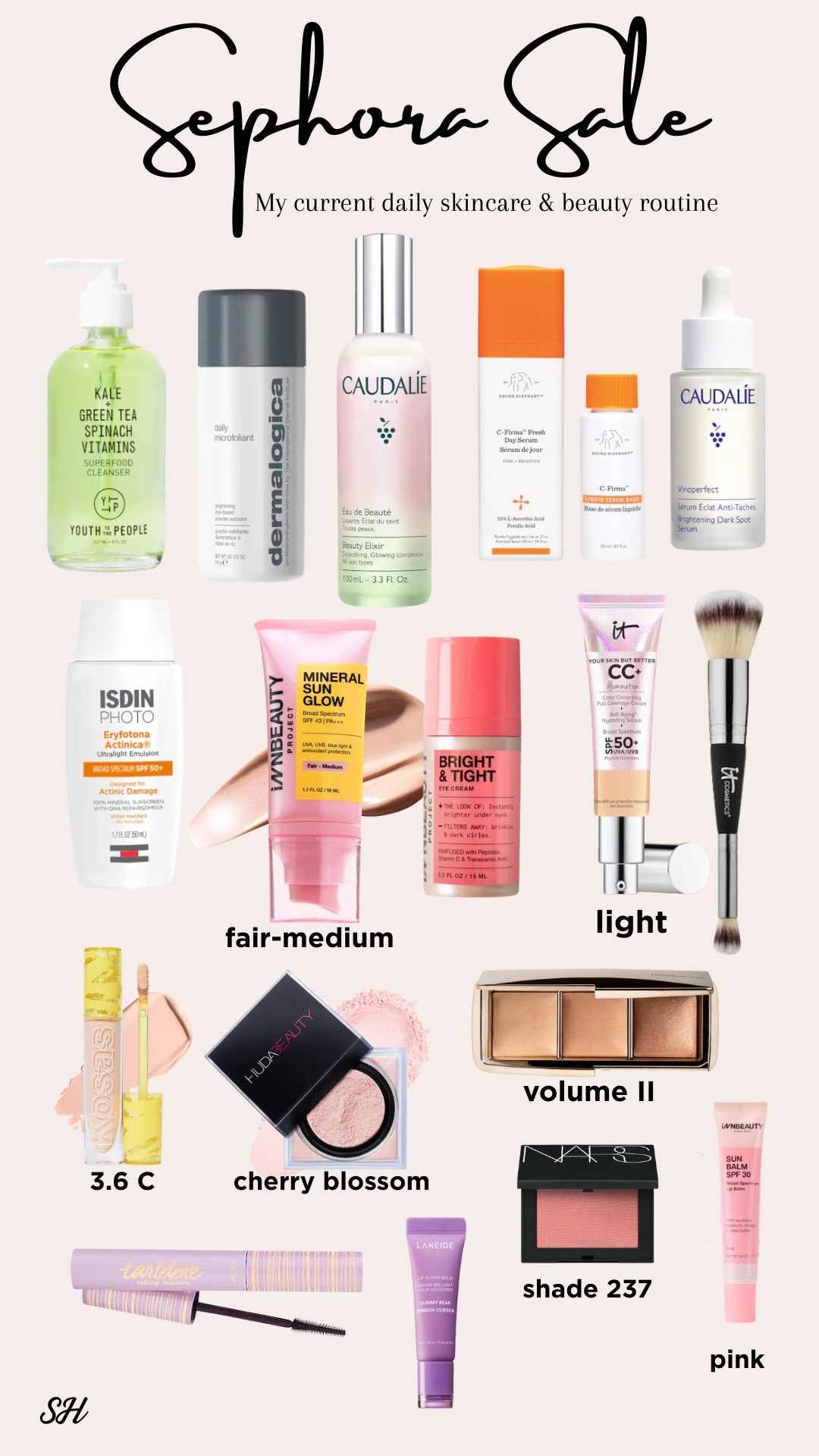 Sale is on at Sephora! Now is the perfect time to stock up. Here are my current, daily, skincare and makeup products that I use for my sensitive, hyperpigmentation prone skin for a natural, glowy look. PS. The IT cosmetics foundation brush is incredible! 

#LTKOver40 #LTKBeauty #LTKFindsUnder100