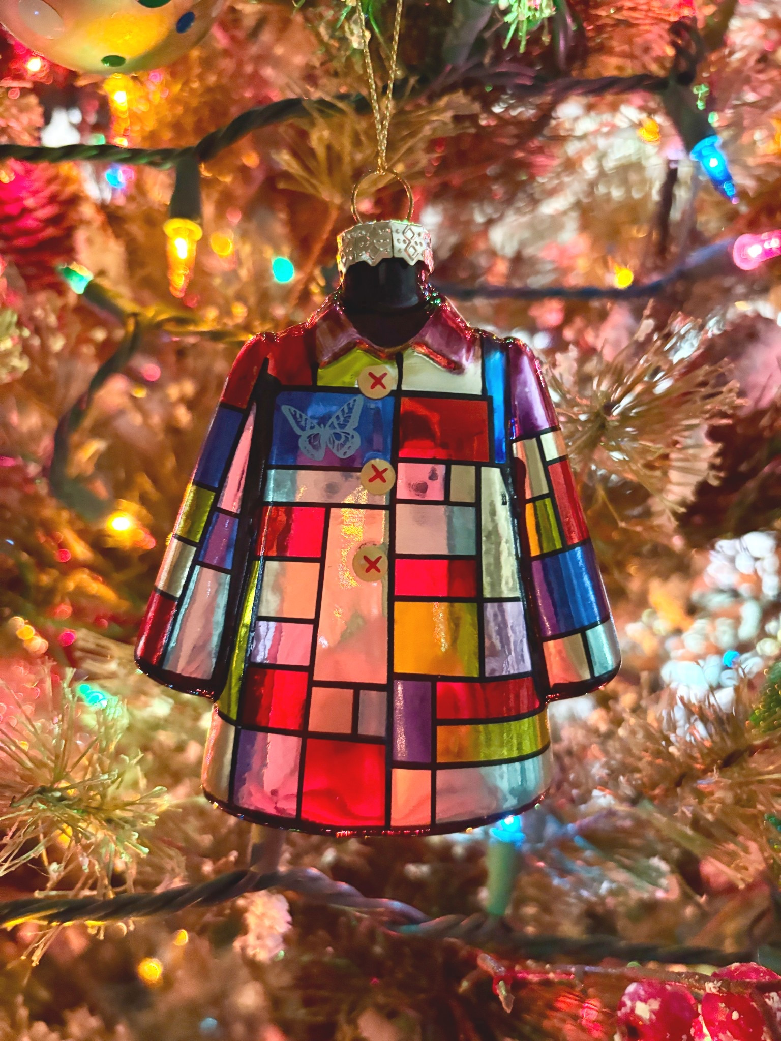 Dolly! “Coat of many colors" ornament! 🩷💜 #dolly  

#LTKHoliday #LTKHome