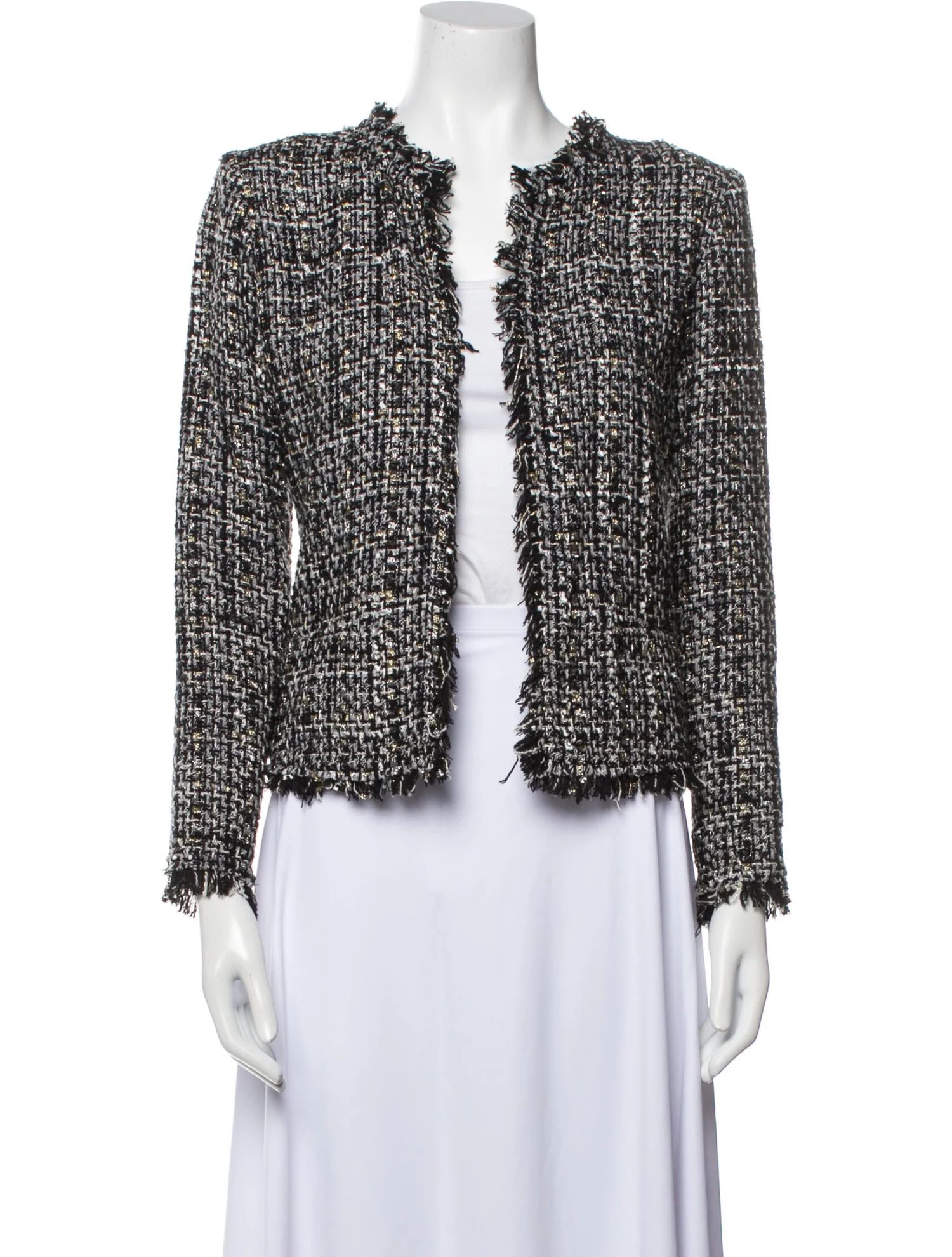 Tweed Pattern Evening Jacket | The RealReal