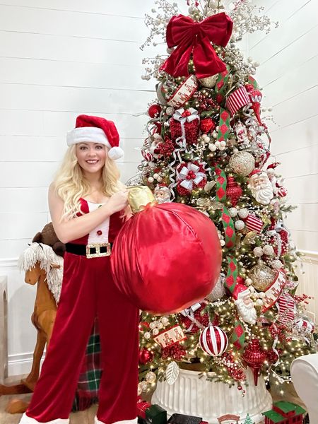 This Santa jumpsuit is so adorable and so much fun and it’s ON SALE! 
#christmasootd #santasuit #holidaystyle #christmasoutfit

#LTKCyberweek #LTKHoliday #LTKSeasonal