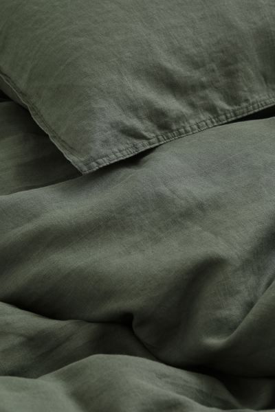 Linen Twin Duvet Cover Set | H&M (US)